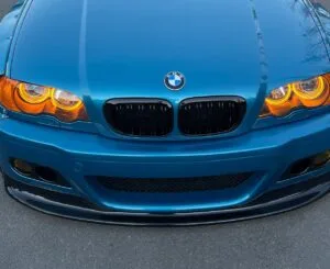 BMW E46 M3 Front Lip Spoiler CSL style ABS Plastic