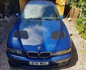 BMW E39 M5 Style Hood Bonnet Air Intake Vents Covers 4 pcs Set