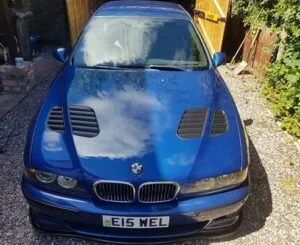 BMW E39 M5 Style Hood Bonnet Air Intake Vents Covers 4 pcs Set