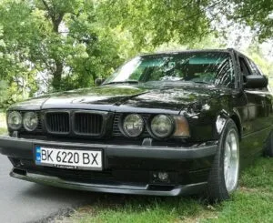 BMW E34 front lip MTechnic spoiler bumper Sedan Touring splitter ABS Plastic