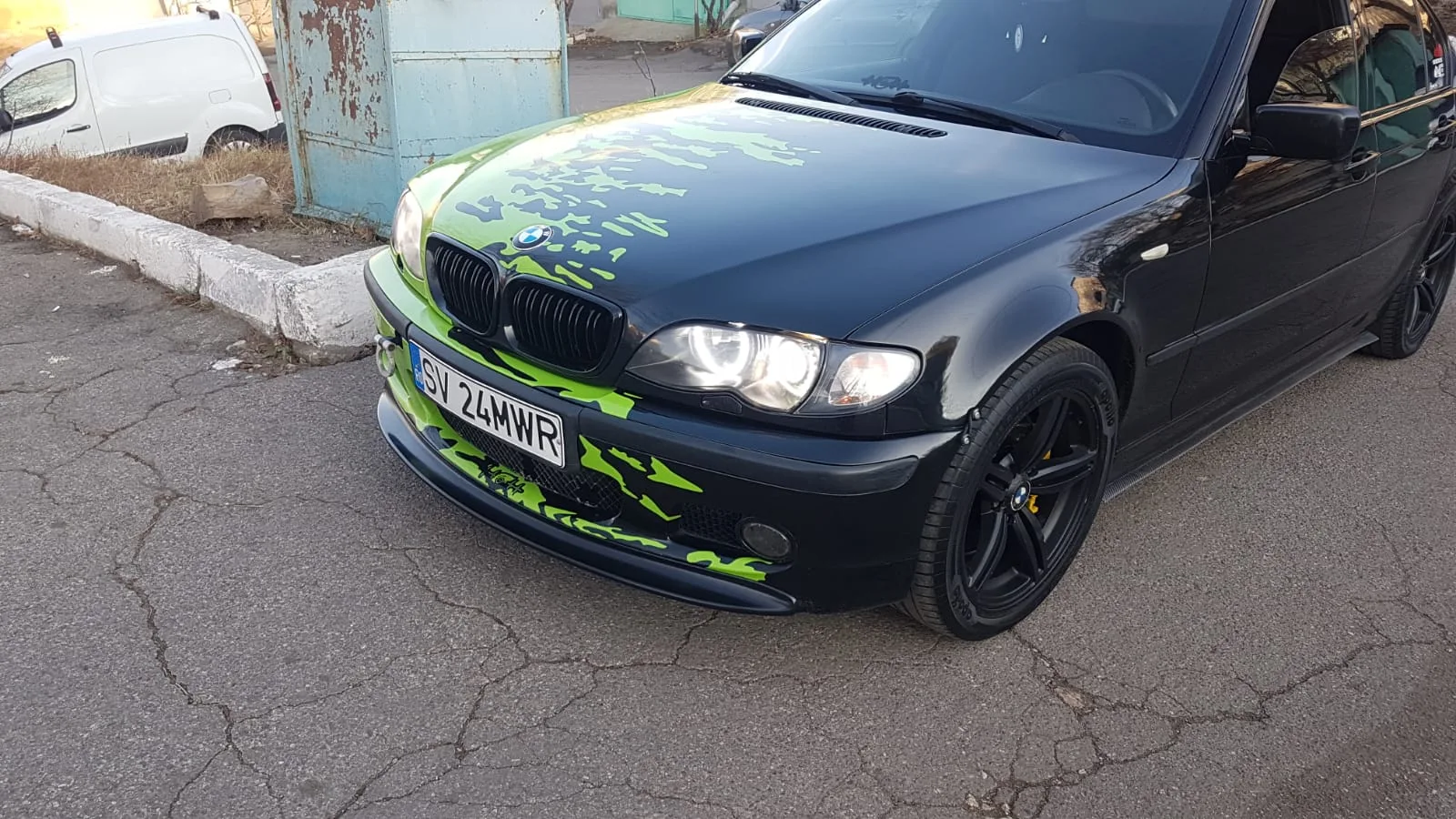 BMW E46 MTech II front spoiler lip M sport ABS Plastic (Fits Sedan, Coupe, Touring, Cabrio ) - Image 2