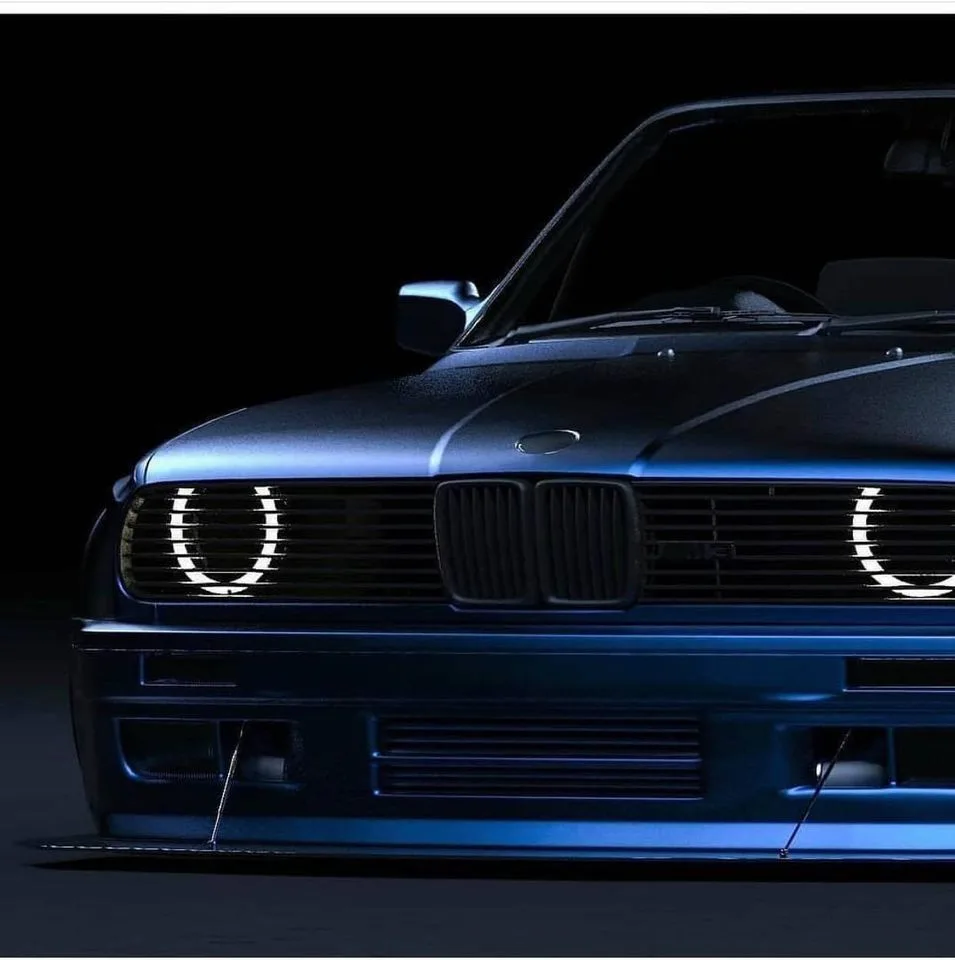BMW E30 Custom Front Headlight Grill Kit - Image 7