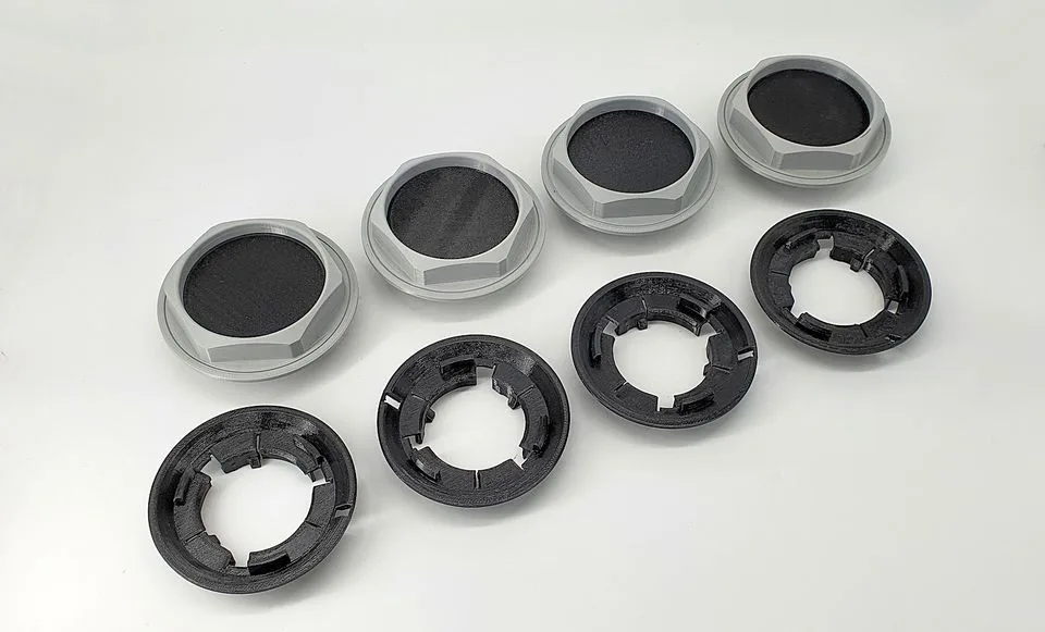 BBS RZ 15“ 4×100 aluminum center cap (Set of 4) - Image 6