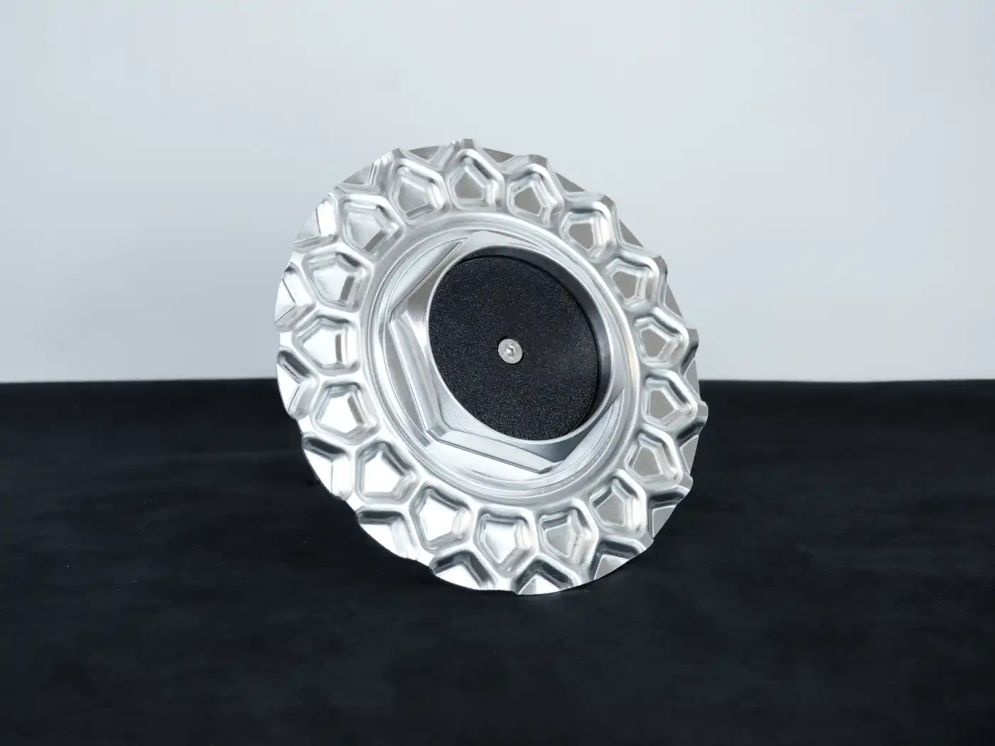 BMW E30 BBS 15″ 16″ Style 5 center caps with aluminium billet hexagons and plates