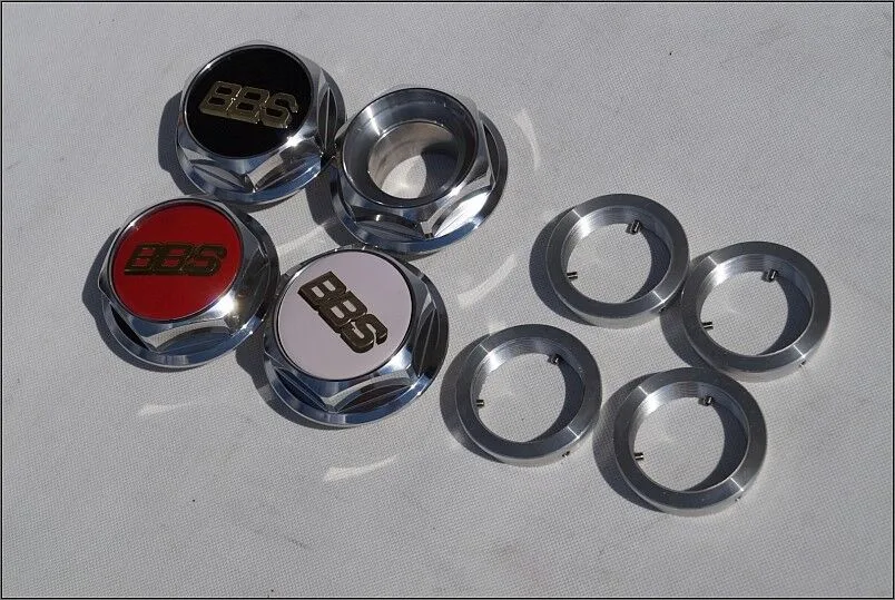 BBS RC 090 062 040 Adaptor + RS Center Caps Hex Nuts 17 18 Inch Bmw Style 5 - Image 5
