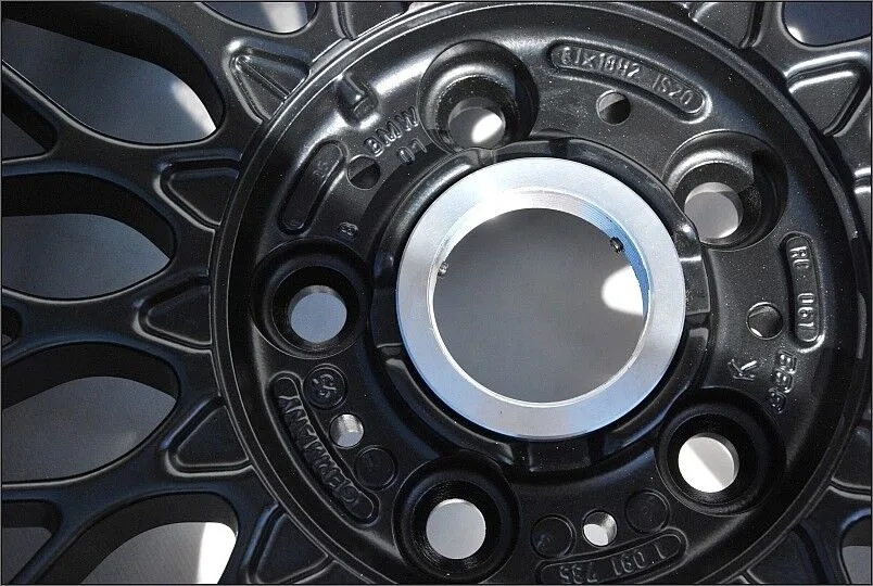 BBS RC 090 062 040 Adaptor + RS Center Caps Hex Nuts 17 18 Inch Bmw Style 5 - Image 8