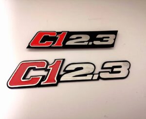 BMW Alpina (C1 2.3) Front and Rear Replica Badges