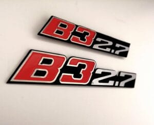 BMW Alpina (B3 2.7) Front and Rear Replica Badges