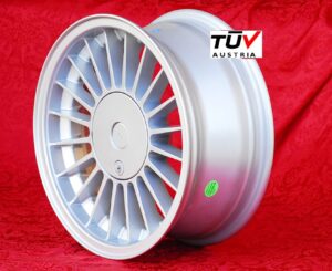 BMW Alpina Style 7x16 ET11 5x120 silver/black 5 E12, E28, E34, 6 E24, 7 E23, E32, E3, E9 (1 Piece)