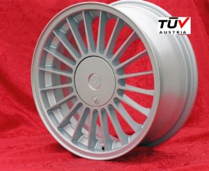 BMW Alpina Style 8x17 ET46 5x120 silver/black 3 E36, E46 (1 Piece)