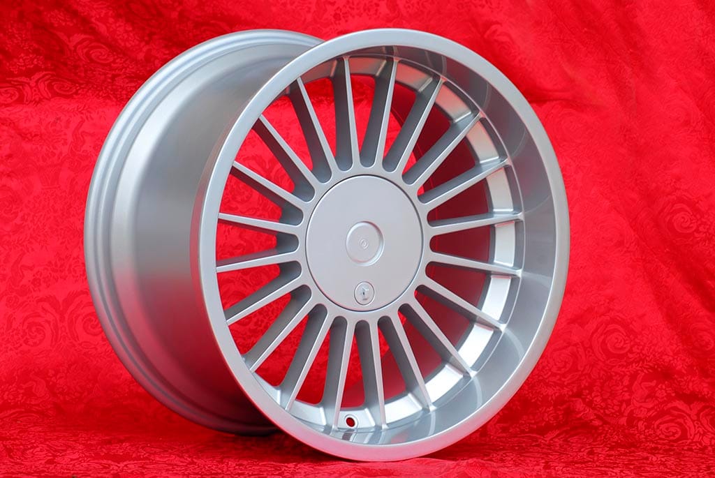 BMW Alpina Style 10.5x18 ET20 5x120 silver 5 E34, 6 E24, 7 E23, E32, 8 E31 Rear Only (1 Piece) - Image 3