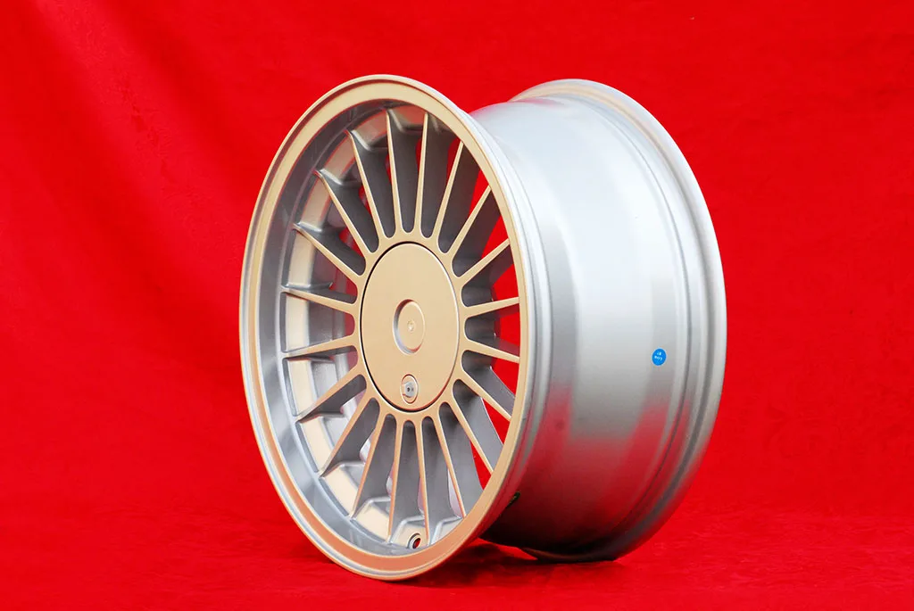 BMW Alpina Style 8x17 ET25 5x120 silver/black center 5 E12, E28, E34, 6 E24, 7 E23, E32 (1 Piece) - Image 9