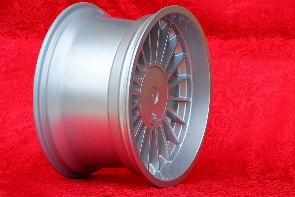 BMW Alpina Style 10.5x18 ET20 5x120 silver 5 E34, 6 E24, 7 E23, E32, 8 E31 Rear Only (1 Piece) - Image 5