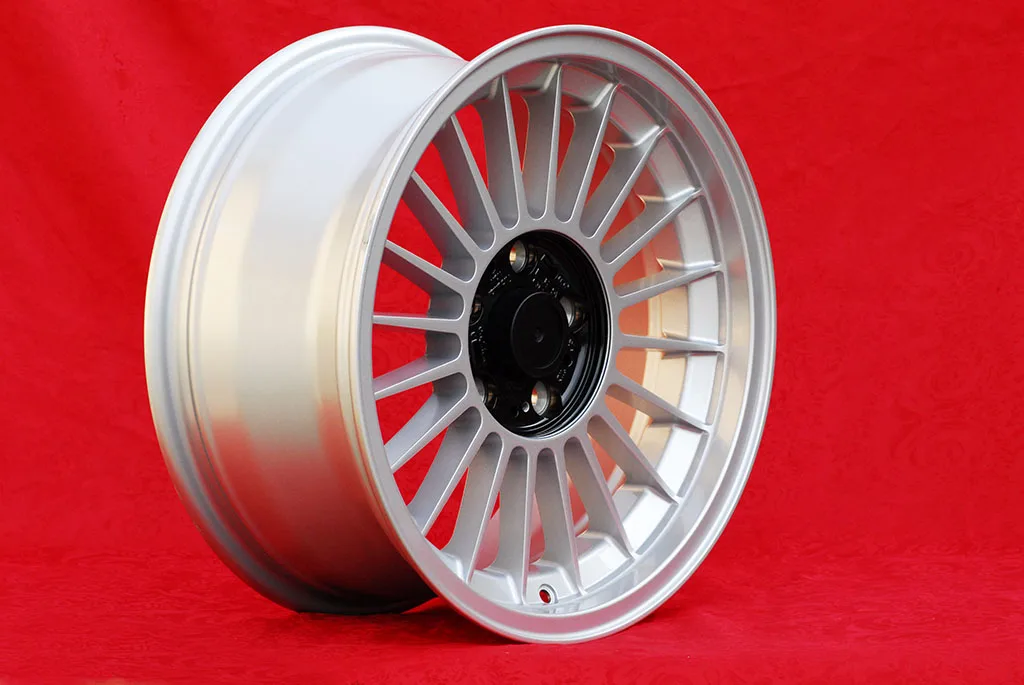 BMW Alpina Style 8x17 ET25 5x120 silver/black center 5 E12, E28, E34, 6 E24, 7 E23, E32 (1 Piece) - Image 14