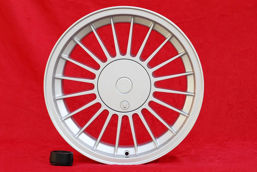 BMW Alpina Style 8x17 ET25 5x120 silver/black center 5 E12, E28, E34, 6 E24, 7 E23, E32 (1 Piece) - Image 2