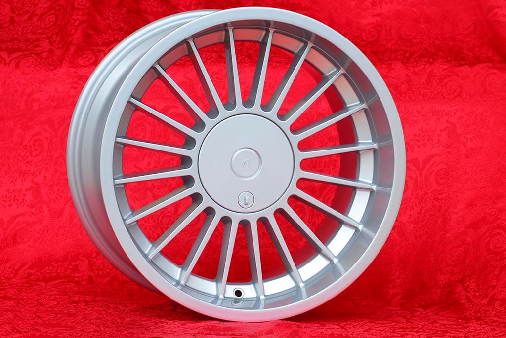 BMW Alpina Style 10.5x18 ET20 5x120 silver 5 E34, 6 E24, 7 E23, E32, 8 E31 Rear Only (1 Piece) - Image 2