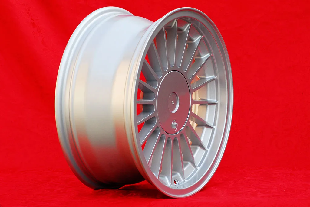 BMW Alpina Style 8x17 ET25 5x120 silver/black center 5 E12, E28, E34, 6 E24, 7 E23, E32 (1 Piece) - Image 6