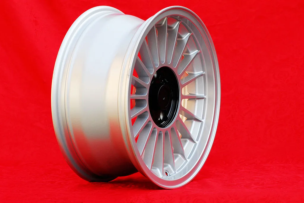 BMW Alpina Style 8x17 ET25 5x120 silver/black center 5 E12, E28, E34, 6 E24, 7 E23, E32 (1 Piece) - Image 15