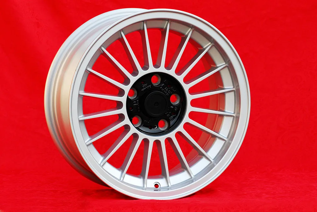 BMW Alpina Style 8x17 ET25 5x120 silver/black center 5 E12, E28, E34, 6 E24, 7 E23, E32 (1 Piece) - Image 12