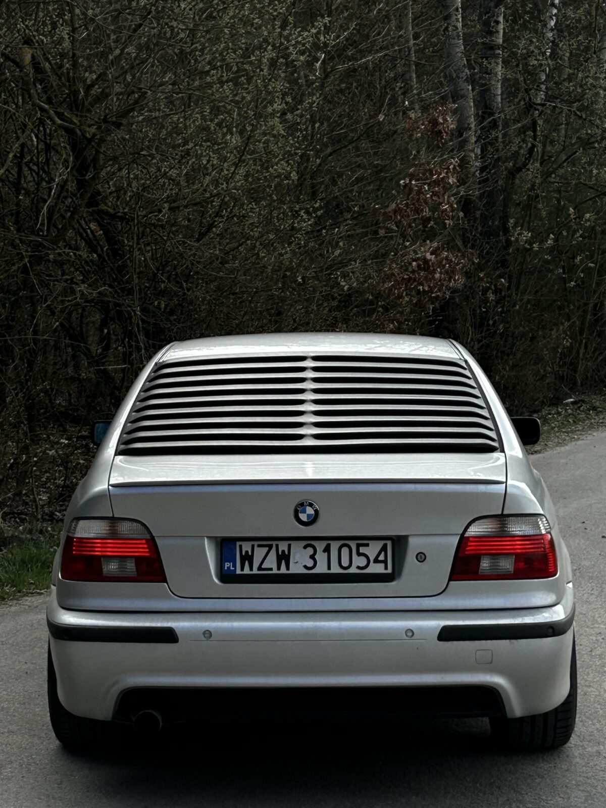 BMW E39 M5 5 Series Rear Window Louver Sunshade Spoiler Grills