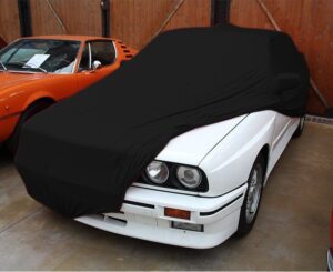 BMW E30 Black AD-Cover® Micro Contour with mirror pockets for (E30) year 82-90