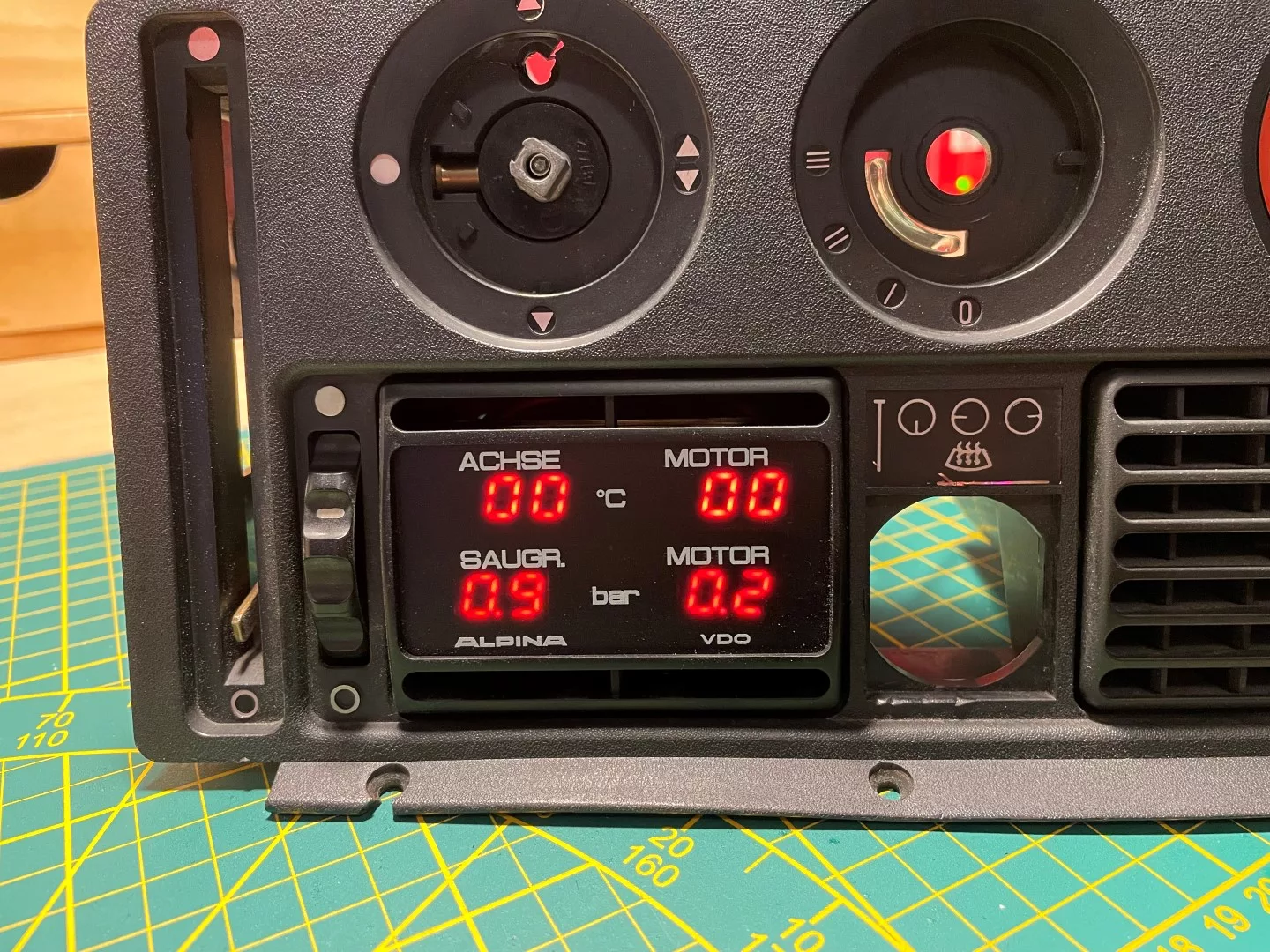 BMW E21 Alpina Digital Vent Gauge Set Replica (Late Model)