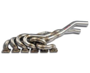 BMW E30 Supersprint Manifold 100% Stainless steel "Step Design" 100% Stainless steel system, 2 x Ø60mm Full Kit Only (Available on Demand)