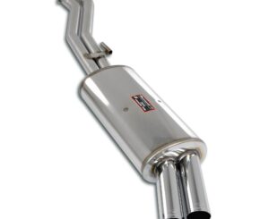BMW E30 Supersprint Rear Exhaust OO76 100% Stainless Steel System, 2 x Ø60mm - Full Kit Only
