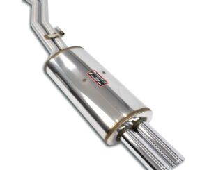 BMW E30 Supersprint Rear Exhaust OO76 100% Stainless Steel System, 2 x Ø60mm - Full Kit Only