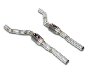 BMW E30 Supersprint Front Exhaust with Metallic Catalytic Converter Right + Left 100% Stainless Steel System, 2 x Ø63,5mm -> 2 x Ø60mm Full Kit Only