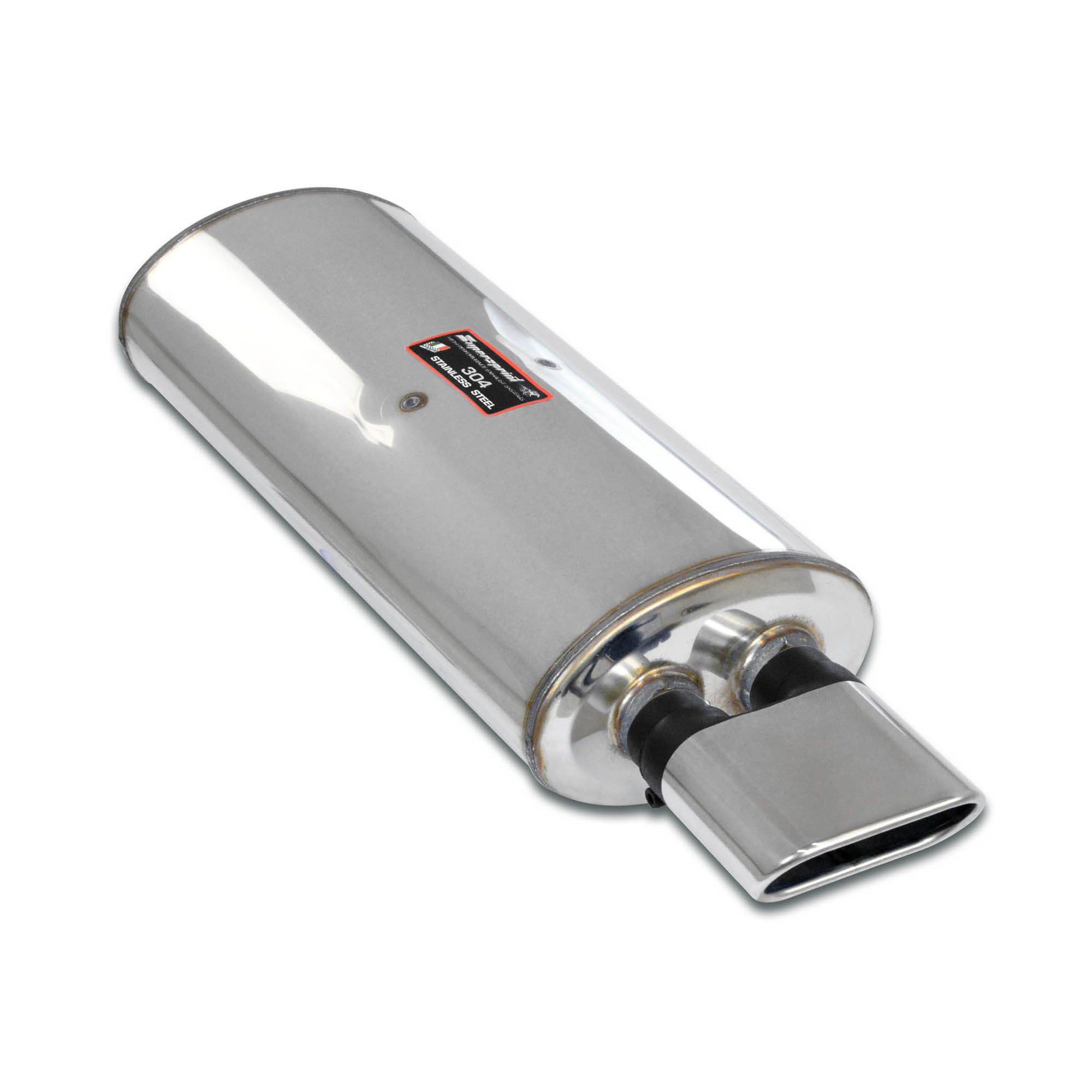 BMW E30 Supersprint Rear Exhaust 140x60 (Straight Exit)100% Stainless Steel System, 2 x Ø50mm Full Kit Only