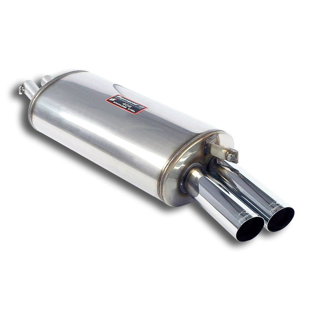BMW E30 Supersprint Rear Exhaust 0076 100% Stainless Steel System Oversize 1 x Ø54mm With E.E.C. Homologation