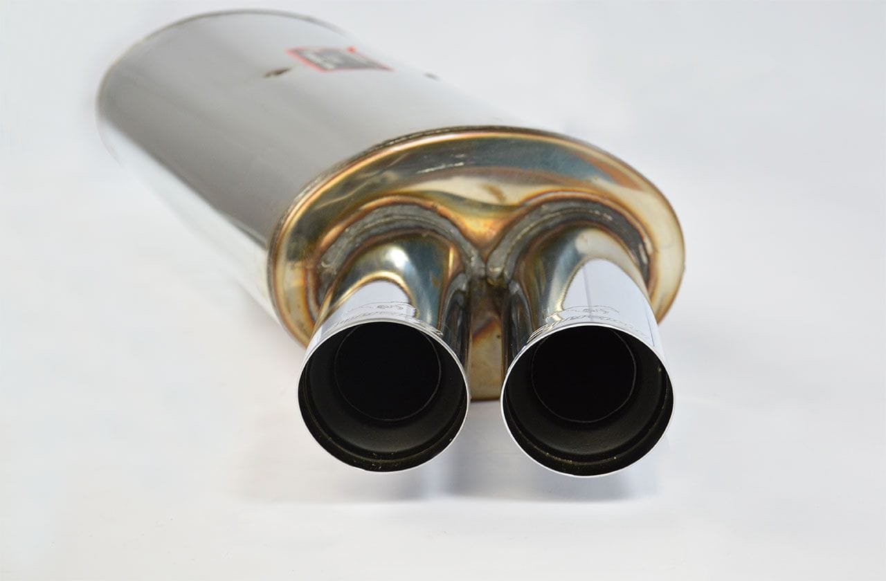 BMW E30 Supersprint Rear Exhaust OO 76 100% Stainless Steel, 2 x Ø45mm Full Kit Only - Image 3