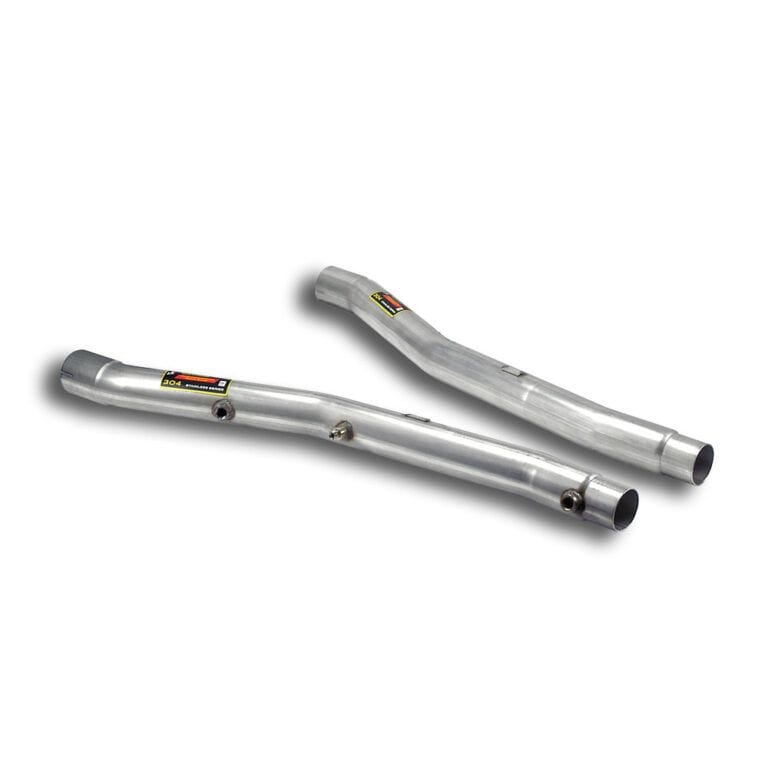 Supersprint BMW E36 M3 Stainless Center X-Pipe 2x50mm - Non-Resonated main image 0