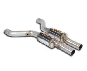 BMW E36 Supersprint Front Exhaust Right - Left 100% Stainless Steel System, 2 x Ø63,5 mm -> Ø60mm Full Kit Only