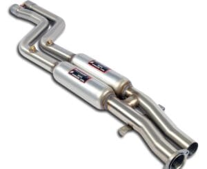 BMW E36 Supersprint Front Exhaust (Replaces Catalytic Converter) 100% Stainless Steel System, 2 x Ø63,5mm -> 2 x Ø60mm Full Kit Only