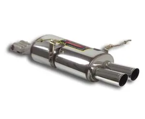 BMW E36 Supersprint Rear Exhaust OO80 100% Stainless steel "Twin Pipe" system, Oversize 2 x Ø54mm Full Kit Only The OEM Hanger of The Mid Exhaust Section From The "Z3 3.0i" Must Be Used