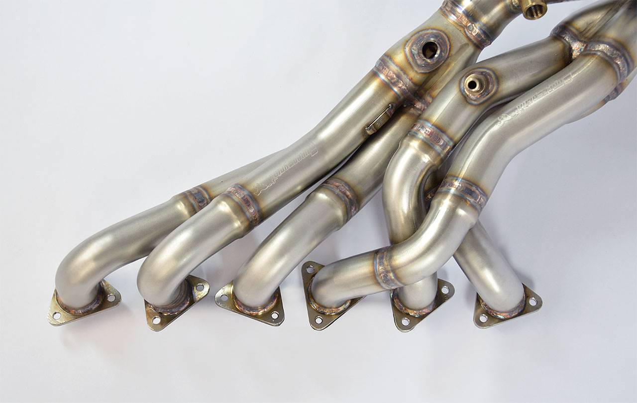 BMW E36 Supersprint Manifold - Step Design (Left Hand Drive) 100% Stainless Steel System, 2 x Ø63,5mm -> 2 x Ø60mm Full Kit Only - Image 3