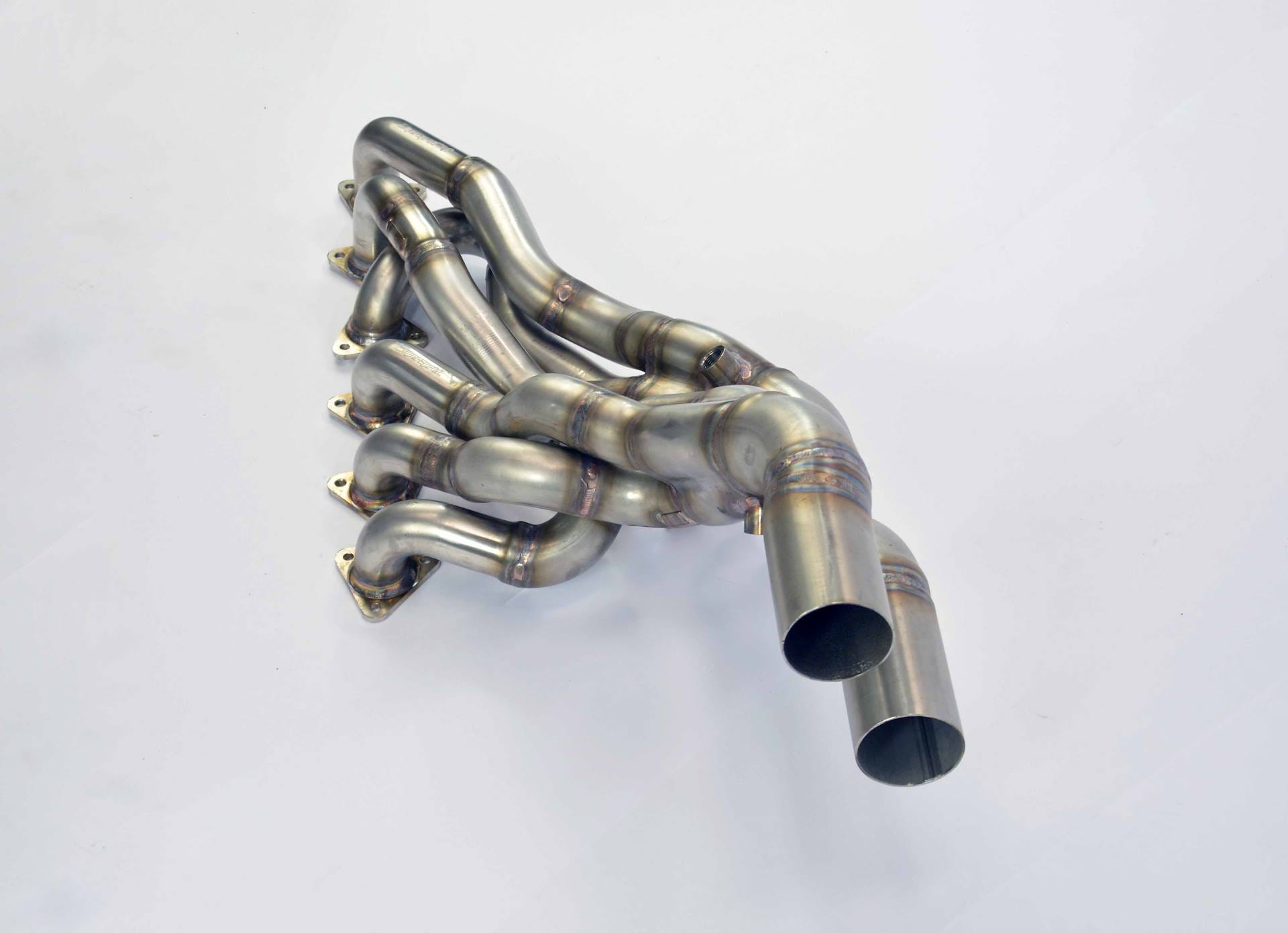 BMW E36 Supersprint Manifold - Step Design (Right Hand Drive) 100% Stainless Steel System, 2 x Ø63,5mm -> 2 x Ø60mm Full Kit Only - Image 3