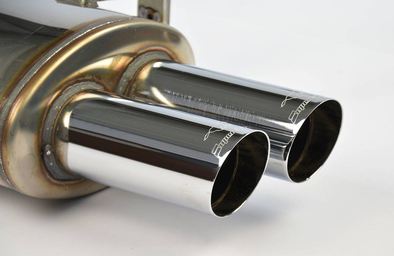 BMW E30 Supersprint "Cat.-Back" Rear Exhaust Racing OO 70 100% Stainless Steel "Cat.back" System Full Kit Only - Image 2