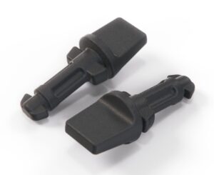 BMW E23 E24 E28 E30 Headlights Light Adjuster Mounting Rod Set Of 2 Black 63121362036