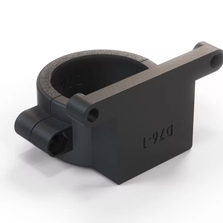 BMW E30 Connector Harness Holder Bracket Black 12521710729 - Image 2