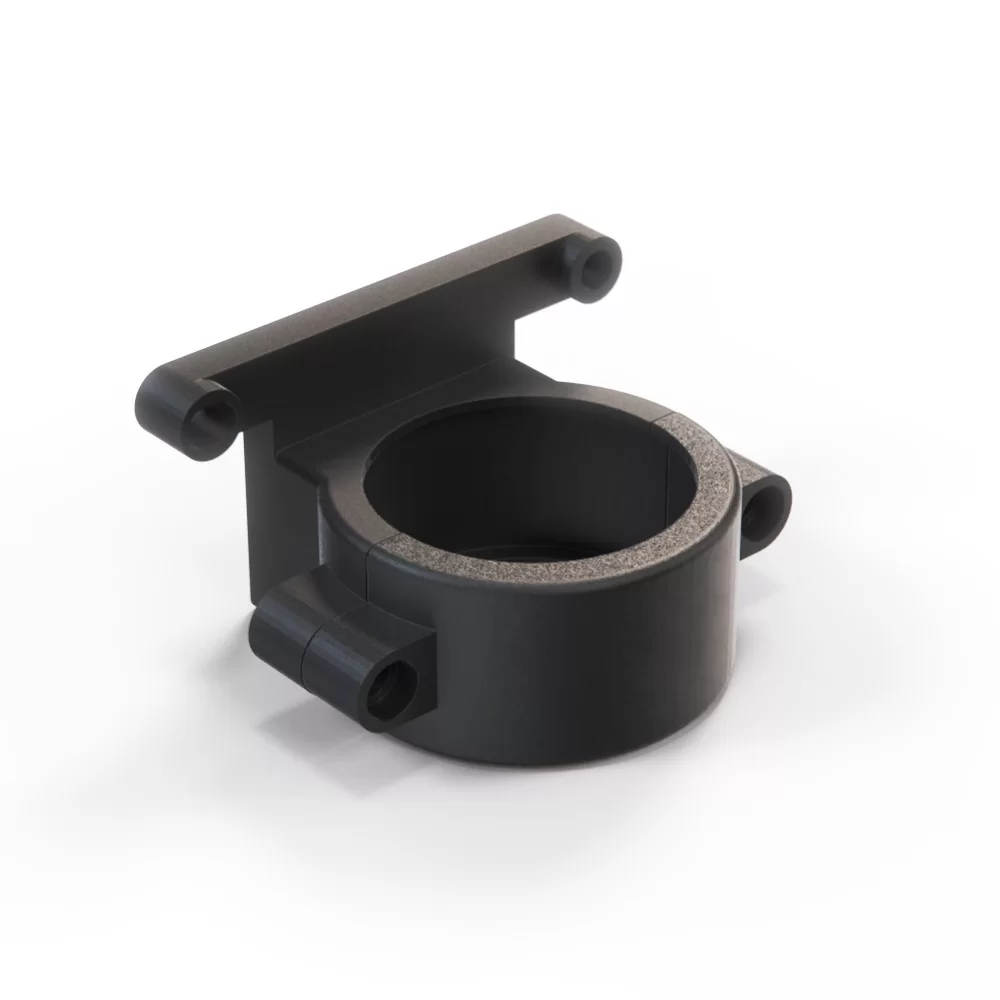 BMW E30 Connector Harness Holder Bracket Black 12521710729 - Image 3