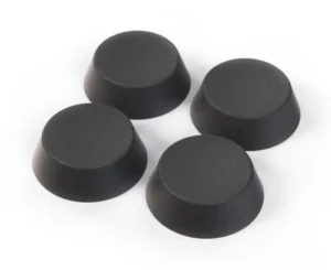 BMW E30 E28 E23 E24 Interior Trim Cover for Seatbelt Bolt and Seat Slide Bolt Set Of 4 Black 72111808464