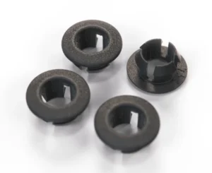 BMW E30 E36 Door Panel Lock Pin Bushing Grommet Bezel Trim Ring Set Of 4 Black 51411911964