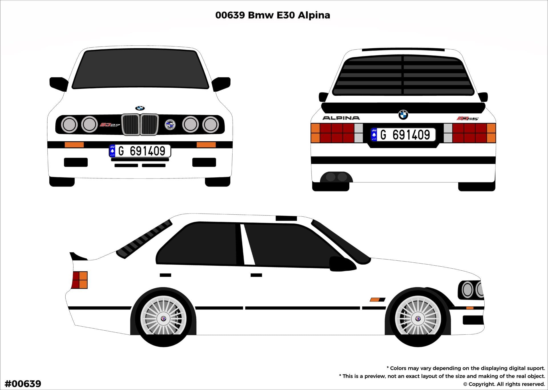 BMW E46 Design Your Own Custom Car Cover Indoor/Outdoor (Normal, Printed Sports, Printed Premium Covers) - Image 2