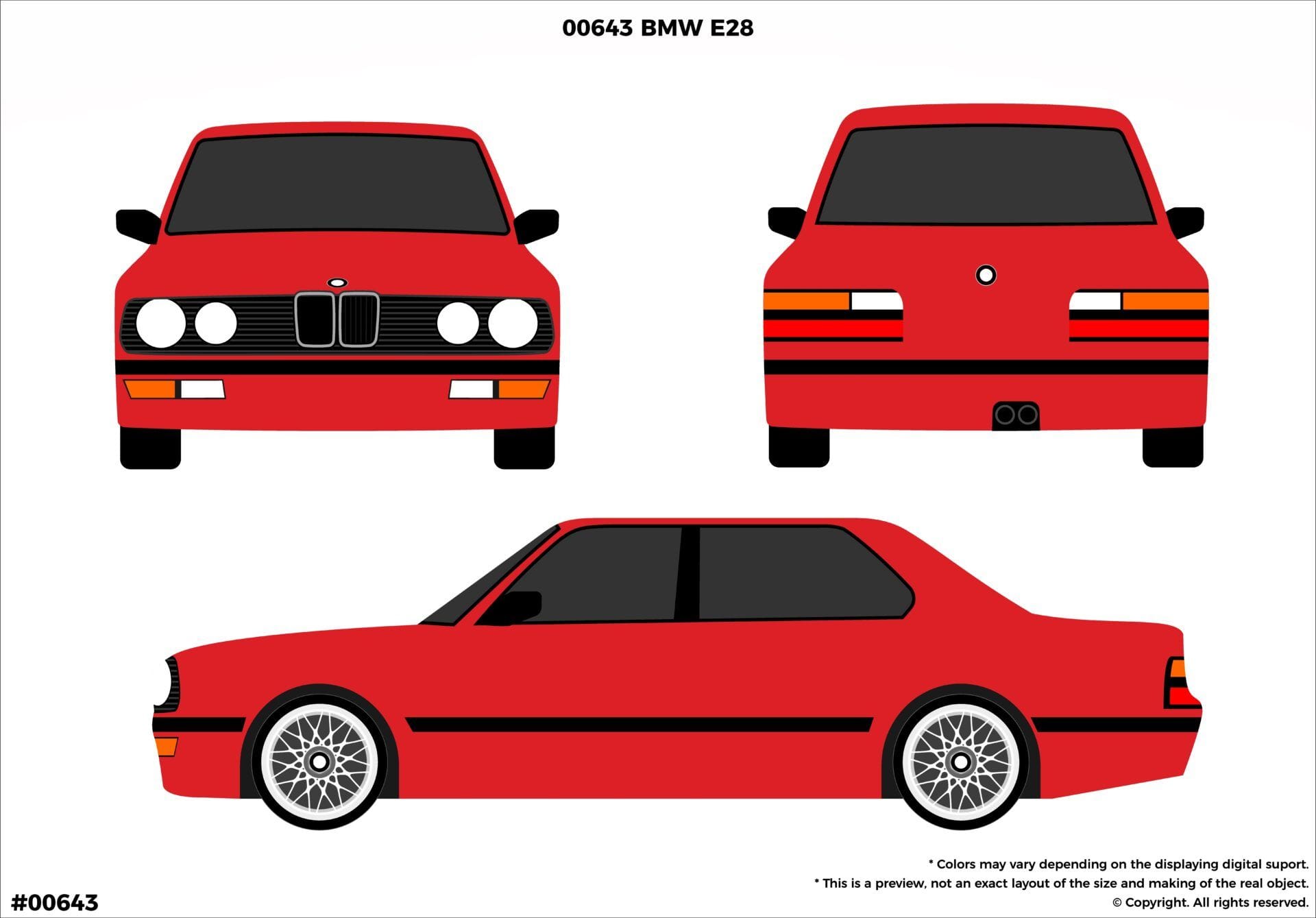 BMW E30 Design Your Own Custom Car Cover Indoor/Outdoor (Normal, Printed Sports, Printed Premium Covers) - Image 3