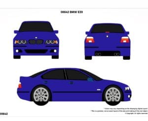 BMW E39 Design Your Own Custom Car Cover Indoor/Outdoor (Normal, Printed Sports, Printed Premium Covers)
