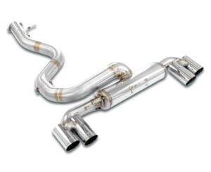 BMW M BMW 1 M Coupe BMW E82 1 Series M Coupe (340 Hp) 2011 - 2012 SuperSprint Rear exhaust "Racing" OO80 Right - Left