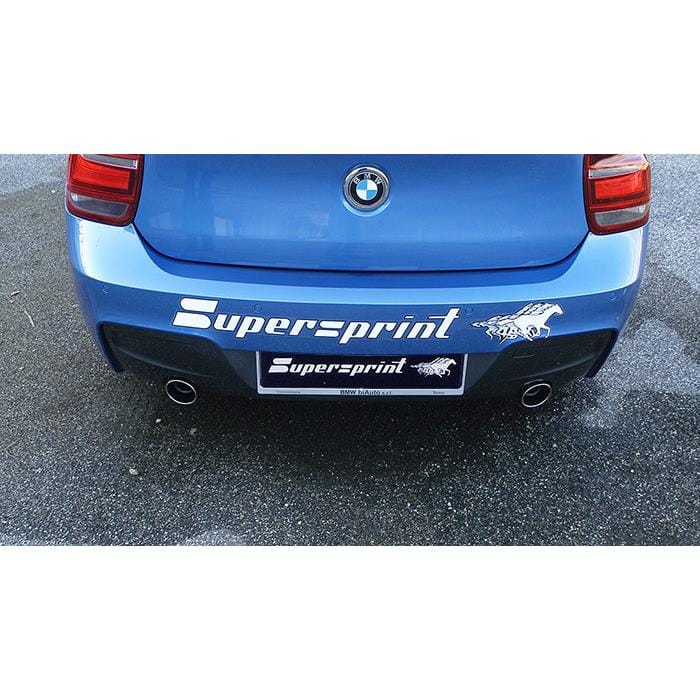 BMW 1 Series BMW F20 / F21 - 2015 BMW F20 / F21 114d (N47N Engine - 95 Hp) 2012 - 2015 SuperSprint Connecting pipe + rear pipe Right O90 - Left O90(Muffler delete) - Image 8